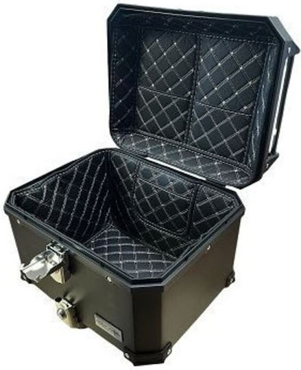 Maximus MX702 Motorcycle Aluminum Top Case 45lt Black