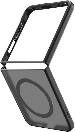 Samsung Spigen Capella Magnet Book Πλαστικό Μαύρο (Galaxy Z Flip7)