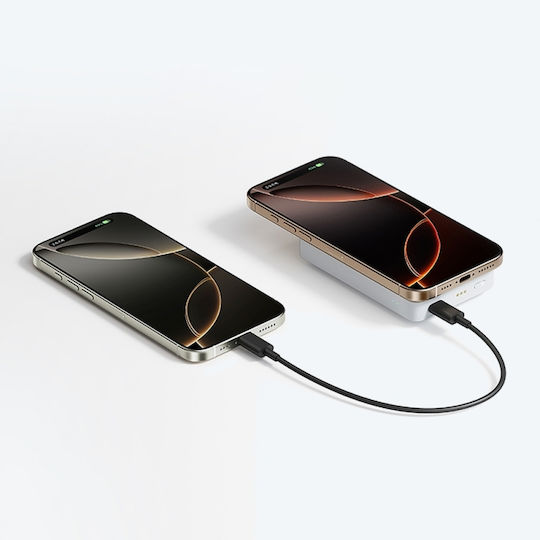 Cuktech WPB100N MagSafe Baterie externă 10000mAh 20W Alb