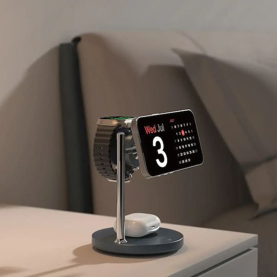 Wiwu Wireless Charger Qi2 30W Blacks (W041)
