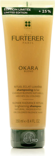 Rene Furterer Okara Blonde Shampoos Reconstruction/Nourishment & Shine for Coloured Hair 250ml