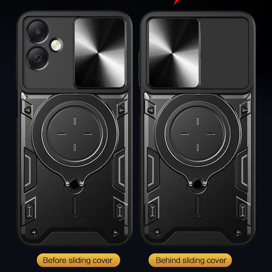 Techsuit Back Cover Silicone Black (Oppo A17)