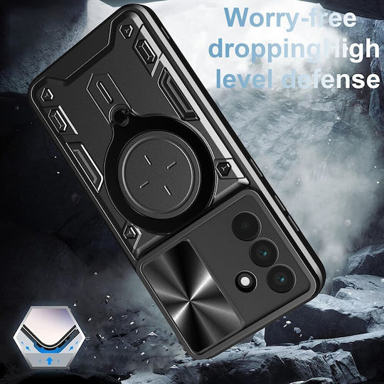 Techsuit Back Cover Silicone Black (Oppo A17)