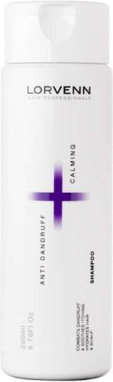 Lorvenn Anti Dandruff+ Calming Shampoos for Sensitive Scalp against Dandruff for All Hair Types 200ml