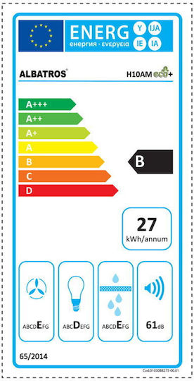 Albatros Hotă standard cu recirculare 60cm