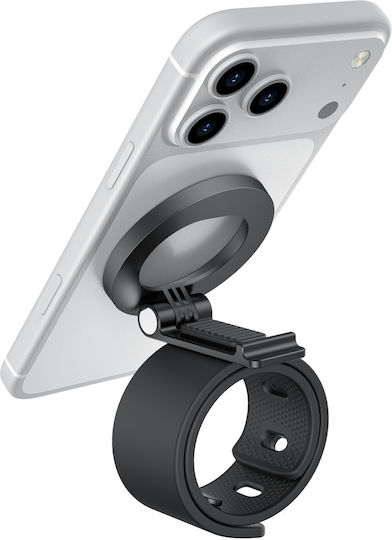 Xo C203 Universal Smartphone Mount Magsafe Adjustable Silicone Strap Black