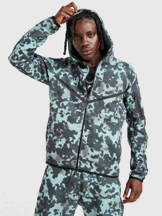 Tech Fleece Ζακέτα με Κουκούλα Πολύχρωμη