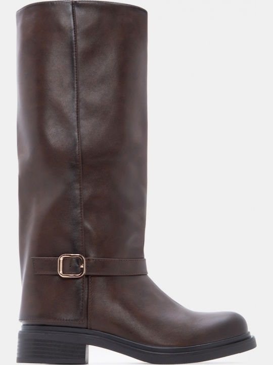 Suede Women's Boots Brown