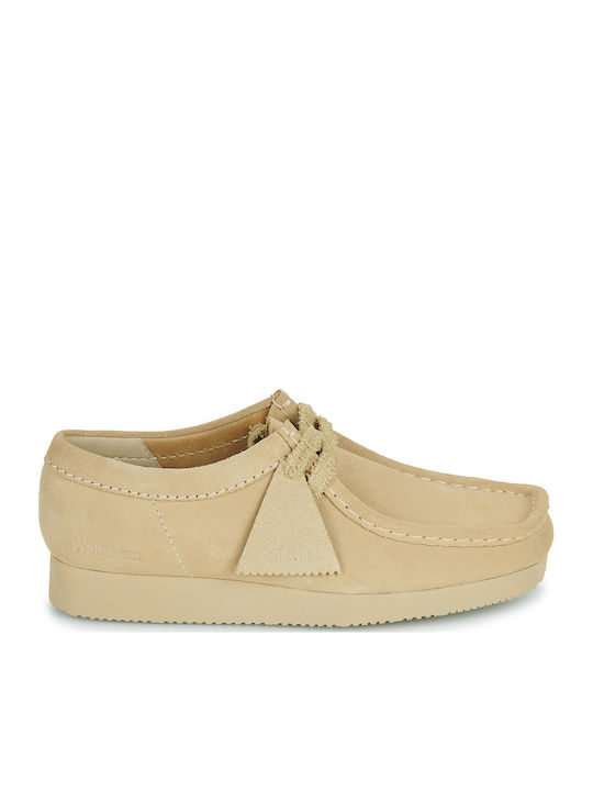 Wallabee Γυναικεία Oxfords σε Μπεζ Χρώμα