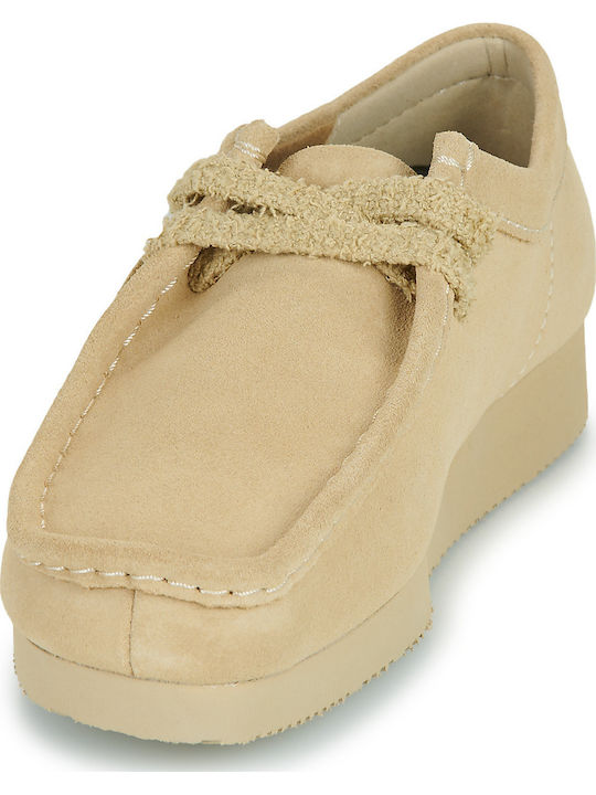Wallabee Γυναικεία Oxfords σε Μπεζ Χρώμα