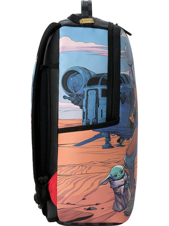 Sprayground School Backpack Junior High-High School with Water Bottle Holder Star Wars Mando Grogu Get To Ship 29 x 15 x 45cm Sprayground School Backpack Junior High-High School with Water Bottle Holder Star Wars Mando Grogu Get To Ship 29 x 15 x 45cm