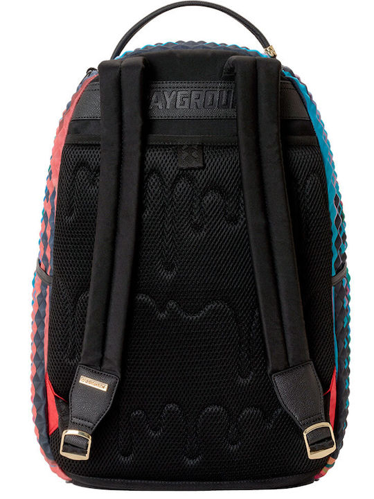 Sprayground Schulranzen Rucksack für Junior High-High School mit Flaschenhalter Samurai Mehrfarbig 29 x 15 x 45cm
