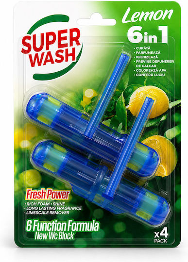 Super Wash Fresh Power Bloc Toaletă cu Miros de Prospețime 2x50gr