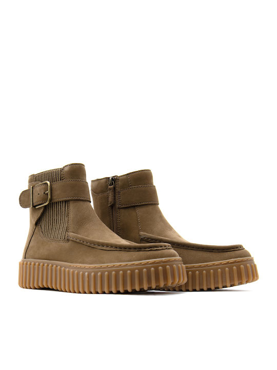 Torhill Leder Damen Stiefeletten Braun