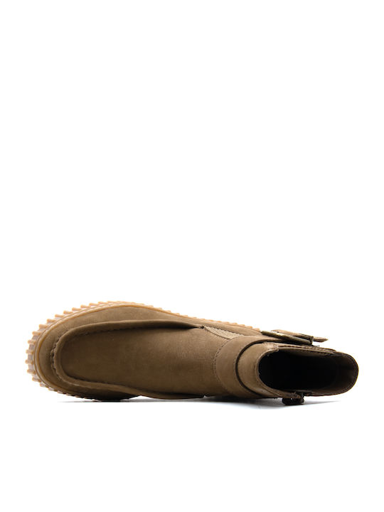 Torhill Leder Damen Stiefeletten Braun
