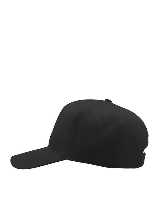 Atlantis Start Five 852 Πεντάφυλλο Καπέλο Τζόκεϊ 100% Βαμβάκι Twill 160gsm Black Atlantis Start Five 852 Πεντάφυλλο Καπέλο Τζόκεϊ 100% Βαμβάκι Twill 160gsm Black