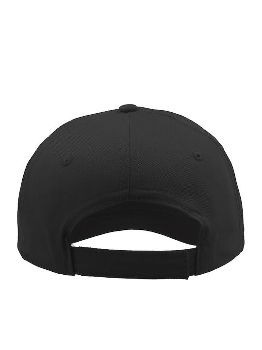 Atlantis Start Five 852 Πεντάφυλλο Καπέλο Τζόκεϊ 100% Βαμβάκι Twill 160gsm Black