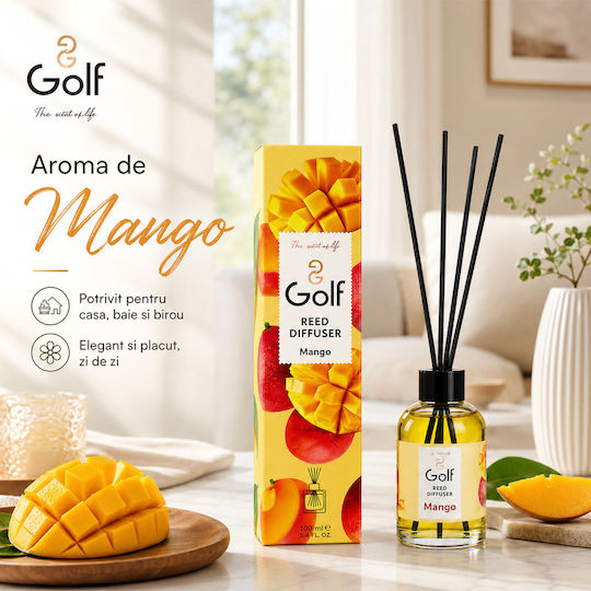Golf Ambient Scent Diffuser Sticks Exotic Mango Aroma 110 Ml