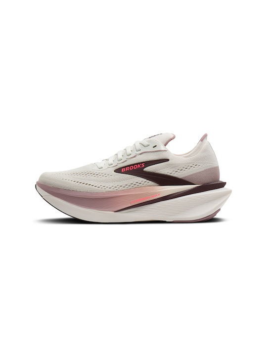 Damen Sportschuhe Laufen Kokosnuss / Rosin / Rosa