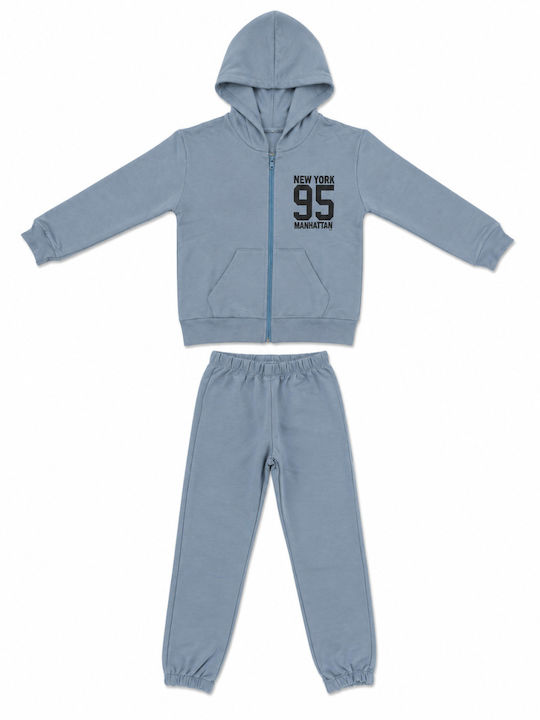 Kids Sweatpants Set Light Blue