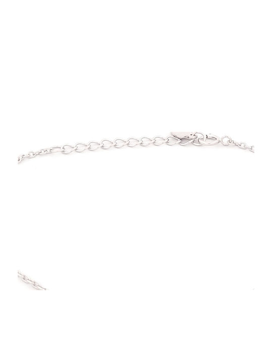 GLS Silver Brățară Pentru Femei Cu Design Ochi Protector Din Argint Cu Zircon 20cm