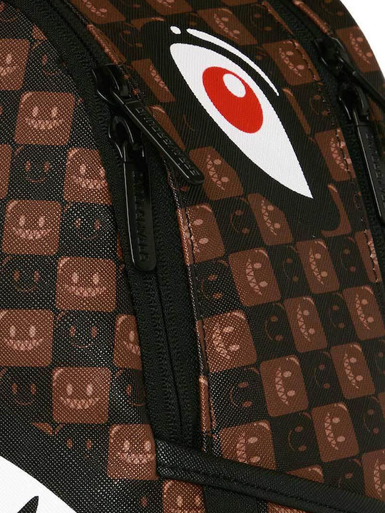 Sprayground Sharks In Paris Grin And Grind Savage Braunen Rucksack
