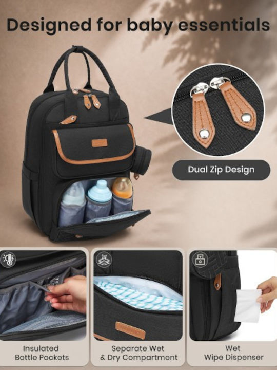 Miss Lulu Backpack Μαύρο