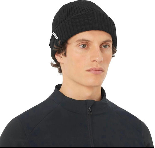 Beanie Men's Knitted Beanie in Black Colour