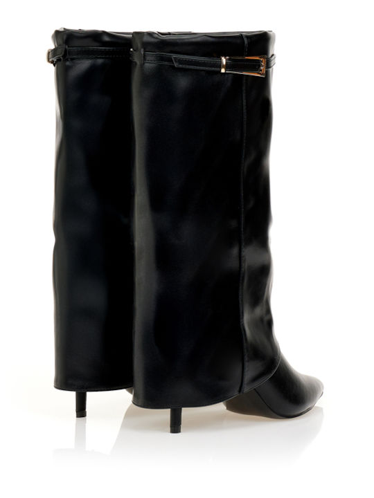Damenstiefel mit Hohem Absatz Schwarz