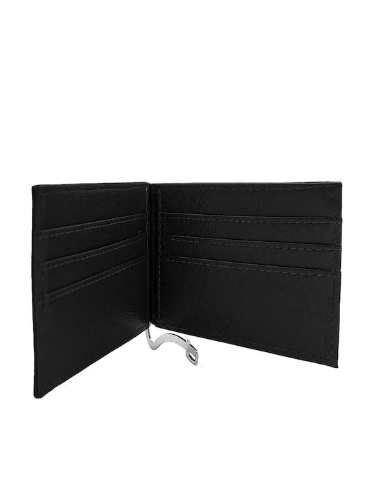 Кожен Money Clip Черен