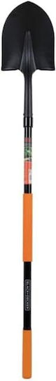 Φτυάρι Black & Decker Μυτερή Κεφαλή 148 Cm Black Orange 871125223444