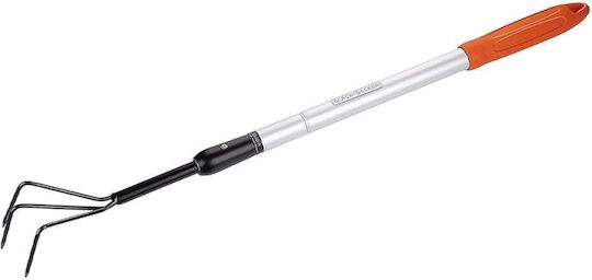 Cultivator Telescopic De Mână Black & Decker Din Oțel Cu 3 Dinți 77-112 Cm Negru Portocaliu 871125223526