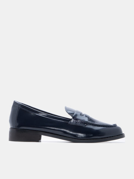 Damen Mokassins in Marineblaue Farbe