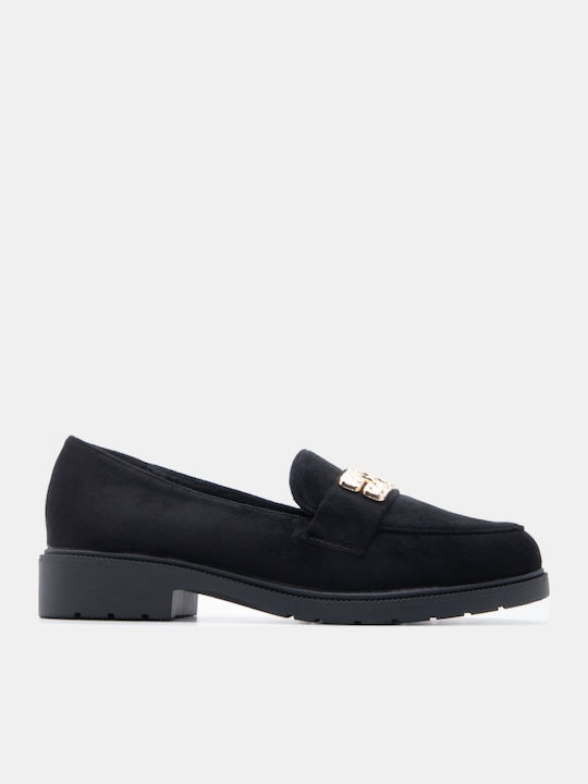 Women's Moccasins In Black Color