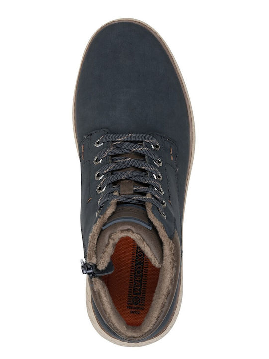 Navy Blue Men's Boots