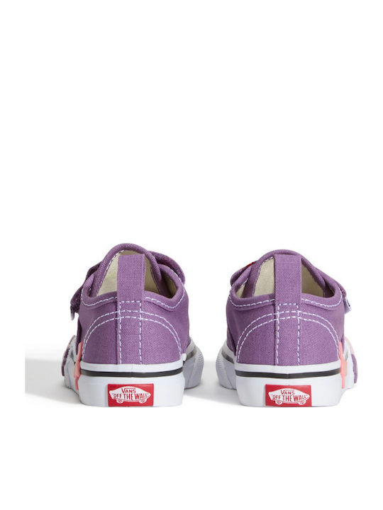 Authentic Elastic Kids Sneakers Purple