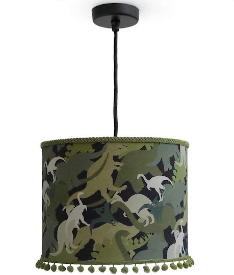 Single-Light Kids Ceiling Light Pendant with E27 Socket 35x20cm