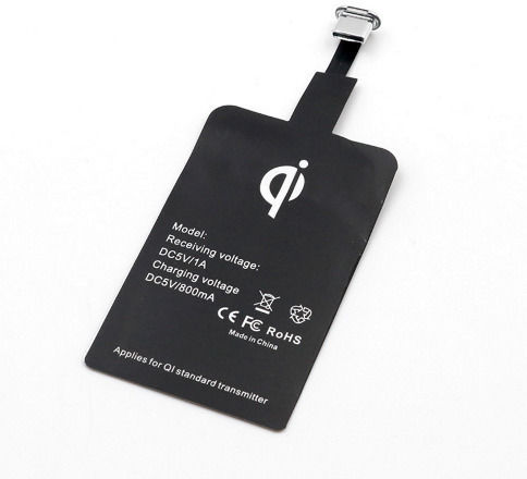 Δέκτης Φόρτισης Qi USB-C σε Μαύρο χρώμα