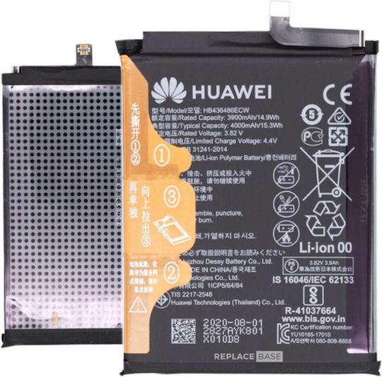 Huawei HB436486ECW Μπαταρία Αντικατάστασης 3900mAh για Huawei Mate 10