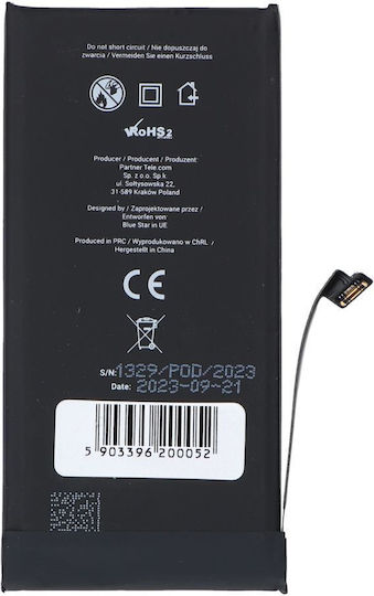 Blue Star Συμβατή Μπαταρία Αντικατάστασης 2406mAh για iPhone 13 Mini
