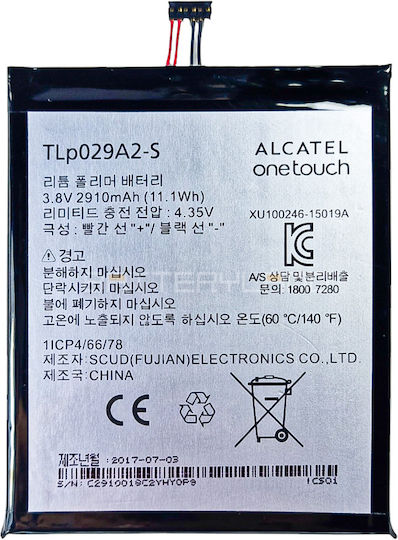 Alcatel TLP029A2-S Συμβατή Μπαταρία Αντικατάστασης 2910mAh για