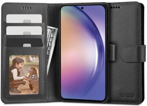 Tech-Protect Wallet Δερματίνης Μαύρο (Poco F5 / Redmi Note 12 Turbo)