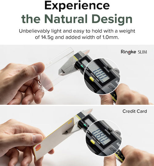 Ringke Slim Umschlag Rückseite Silikon 1mm Transparent (Galaxy Z Flip5)