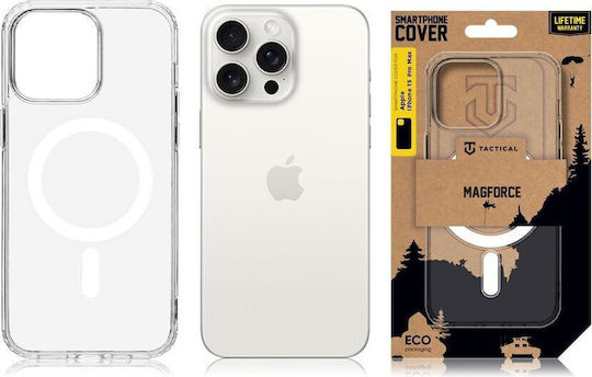 Tactical Magforce Cover Back Cover Σιλικόνης Διάφανο (iPhone 15 Pro Max)