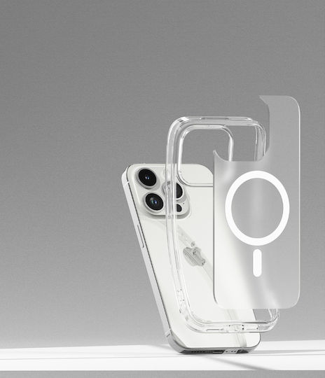 Ringke Fusion Magnetic Back Cover Σιλικόνης / Πλαστικό 2mm Matte Clear (iPhone 15 Pro Max)