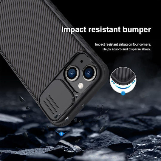 Nillkin CamShield Pro Back Cover Πλαστικό / Σιλικόνης Μαγνητικό Deep Purple (iPhone 13 / 13 Pro / 14)