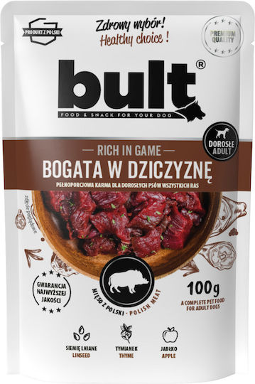 Bult Bult Nasses Katzenfutter in Beutel mit Kabeljau, Türkei, Lamm, Ente und Rindfleisch 30x100g