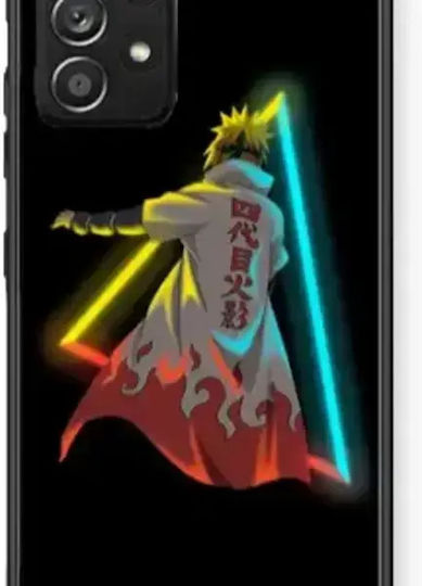 Smartfits Minato Namikaze As Hokage Задна корица Черен (Galaxy A52 / A52s)