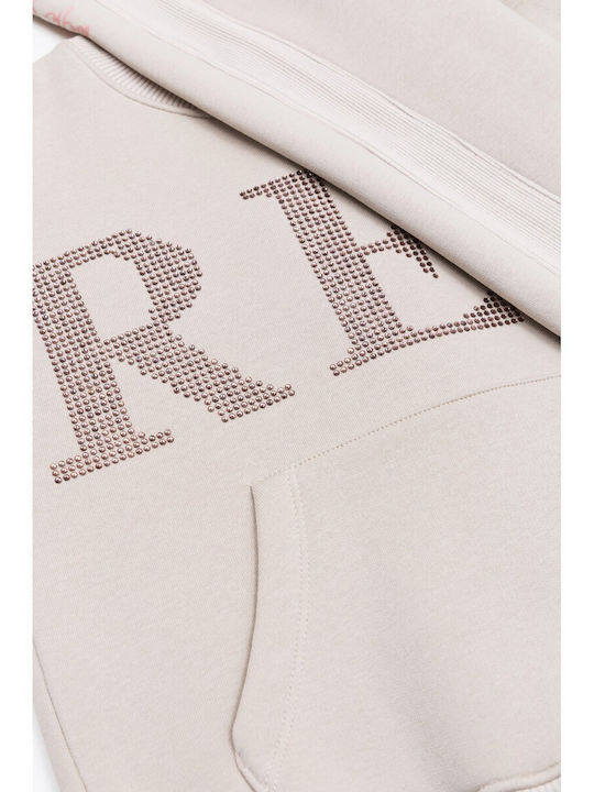Kids Sweatpants Set Beige
