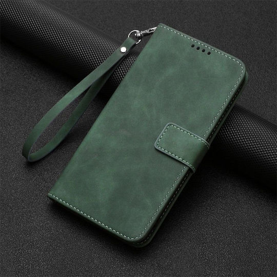 Exklusive Brieftasche Synthetisches Leder / Silikon Grün (Huawei Nova 11 Pro)